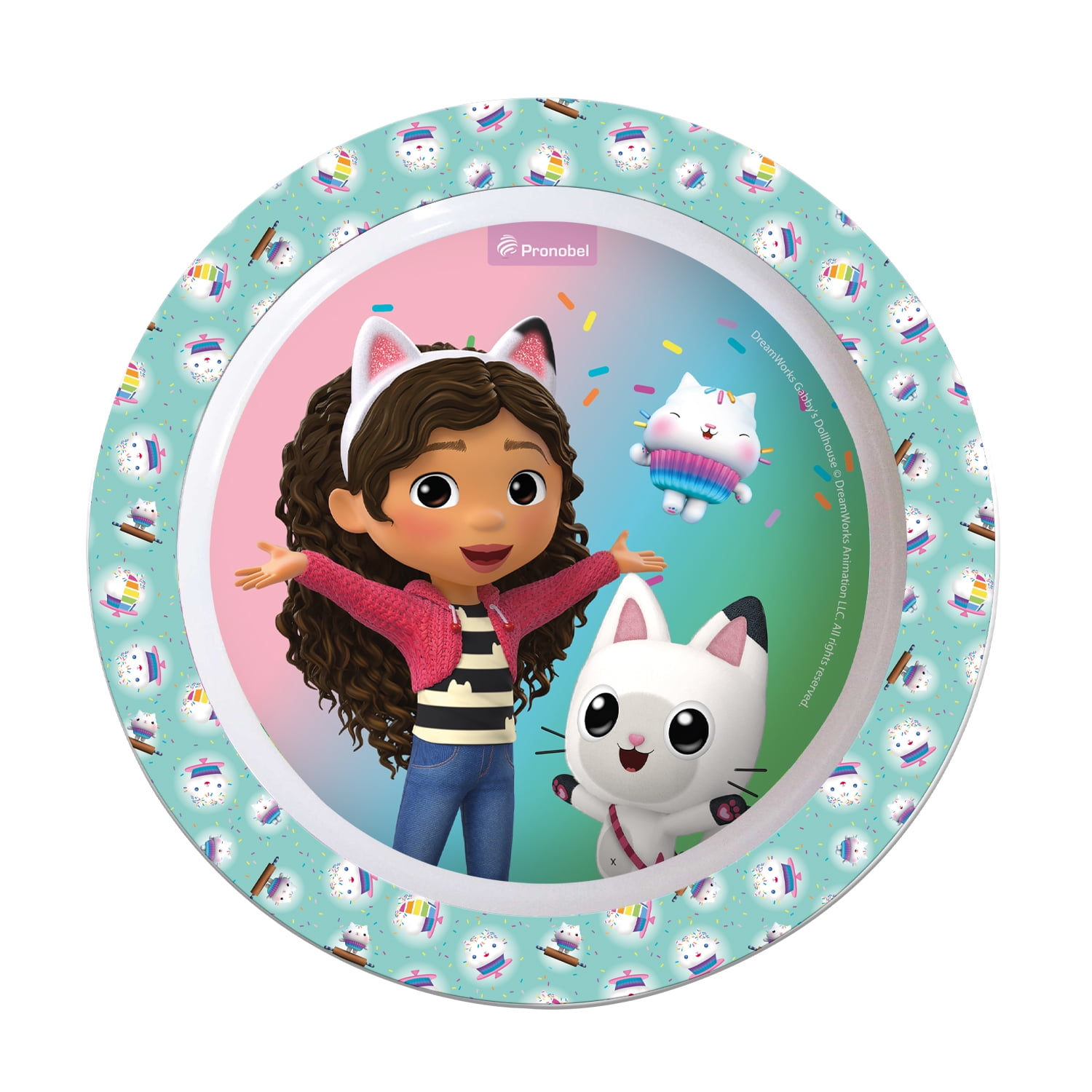 La Casa De Muñecas De Gabby - Plato Plano Melamina 20 Cm La Casa De Gabby