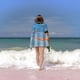 thumbnail image 2 of David Toalla de playa de secado rápido con diseño temático, regalo para mujeres y niñas, ideal para cumpleaños, fans, amantes de la música, uso en la playa o al aire libre, 78 × 150 cm, 2 of 6