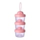 thumbnail image 1 of Dispensador Portátil De Fórmula De Leche Para Viajes, Tapa Hermética De 3 Capas, Apilable, Rosa, 60 Ml, 1 of 5