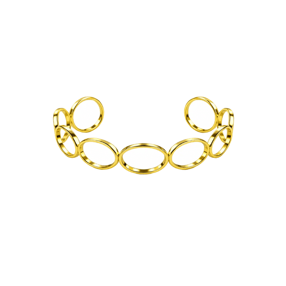 Brazalete Bold Essence con Baño de Oro 18K