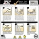 thumbnail image 3 of Bisagra abatible para bajante Zip Hinge de aluminio, fabricada en EE. UU., 3 of 6
