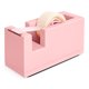 thumbnail image 2 of 1 Grapadora de escritorio y 1 dispensador de cinta, grapadora rosa, 2 of 7