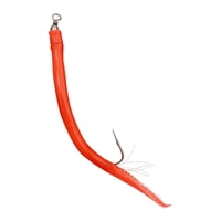 Ioensy - Anzuelo De Pesca, Tubo De Anguila De Pesca, Accesorios De Pesca Realistas, Señuelo De Pesca Suave, Rojo