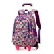 thumbnail image 2 of Mochila escolar 6 ruedas Niñas Negro/ Rosa, 2 of 5