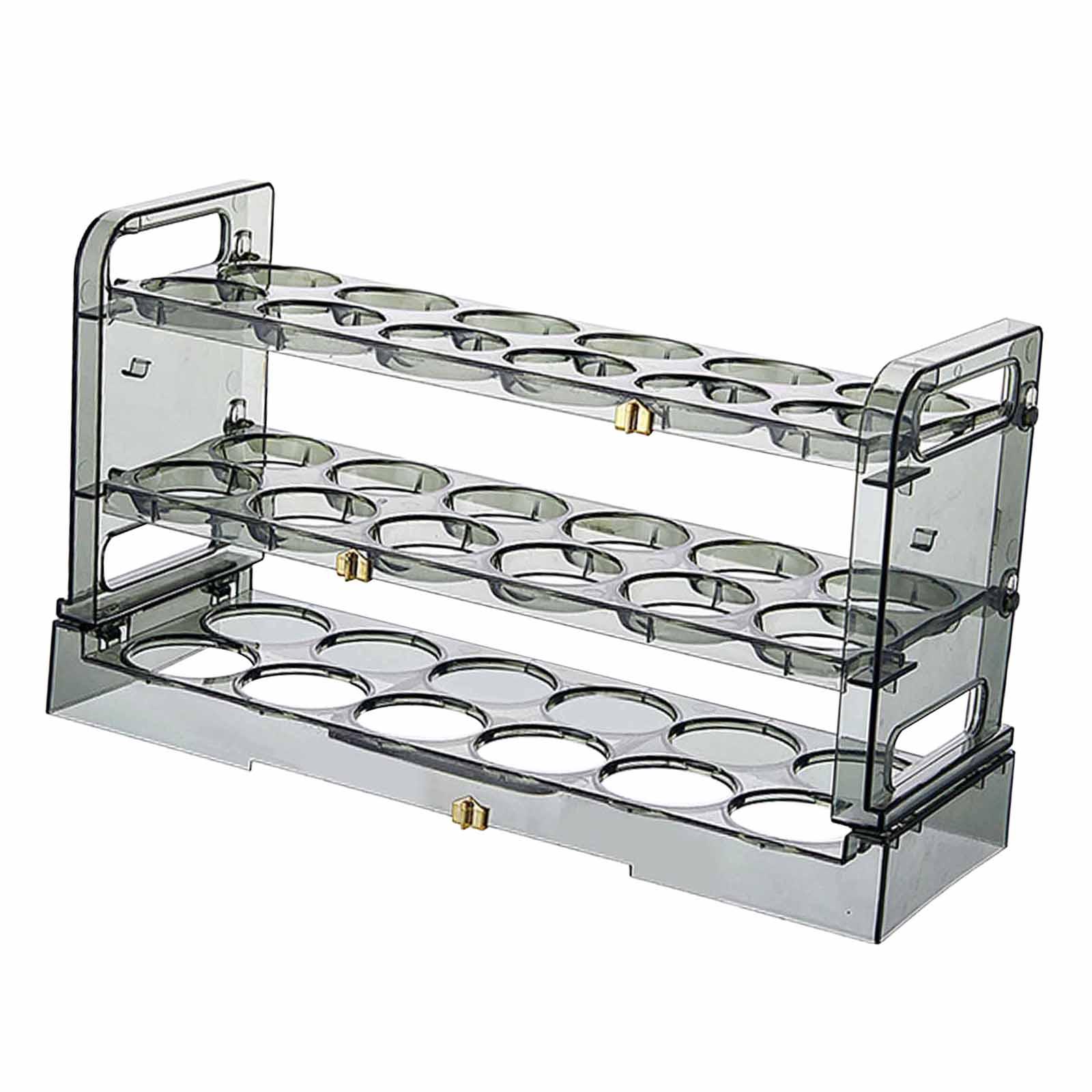 Bothyi - Caja De Almacenamiento De Huevos De Múltiples Capas Apilable De Gran Capacidad Para Nevera Hogar Verde