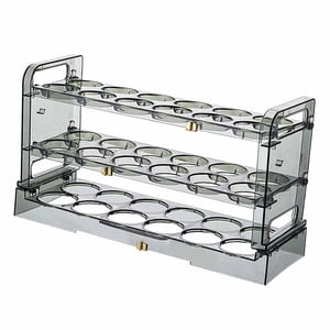 Bothyi - Caja De Almacenamiento De Huevos De Múltiples Capas Apilable De Gran Capacidad Para Nevera Hogar Verde