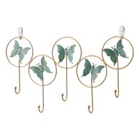Magideal - Perchero De Montaje En Pared, Decoración Minimalista Moderna Para El Hogar, Gancho Para Colgar En La Pared, Gancho Para Abrigo, Puerta De Sala De Esta Mariposa