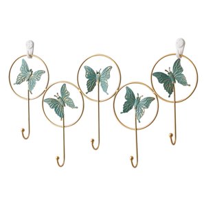 Magideal - Perchero De Montaje En Pared, Decoración Minimalista Moderna Para El Hogar, Gancho Para Colgar En La Pared, Gancho Para Abrigo, Puerta De Sala De Esta Mariposa
