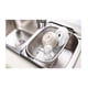 thumbnail image 2 of Colador Cesta Extensible Lavaplato Acero Inoxidable Grande, 2 of 3