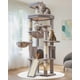thumbnail image 1 of Cat Tree Ms045w 183 Cm Gris Claro Para Gatos Grandes, 1 of 9