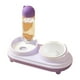 thumbnail image 2 of Bebedero Práctico Cuenco De Comida Para Gatos Inclinado Para Conejo Perro Pequeño Mediano Violeta, 2 of 5