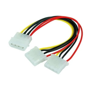 Gen - Cable Splitter Adaptador Doble Conector Molex Ide Pc Disco Multicolor