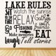 thumbnail image 2 of Decomural Lake Rules Fishing WS-41398, 2 of 2