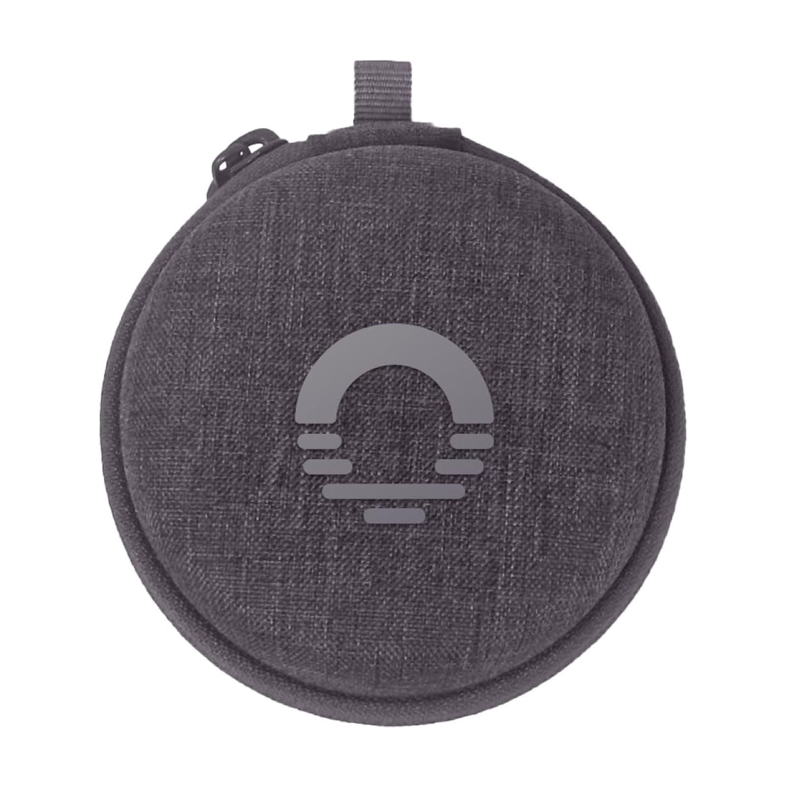 Estuche De Viaje Ozlo Sleepbuds De Tela Tejida Rígida, Gris