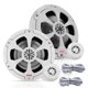 thumbnail image 1 of Altavoces marinos Pyle de 6,5 pulgadas y 240 W, resistentes al agua con cables IP-X5, 1 of 8
