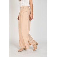 Pantalón Macarena Con Amarras Eclipse Beige M