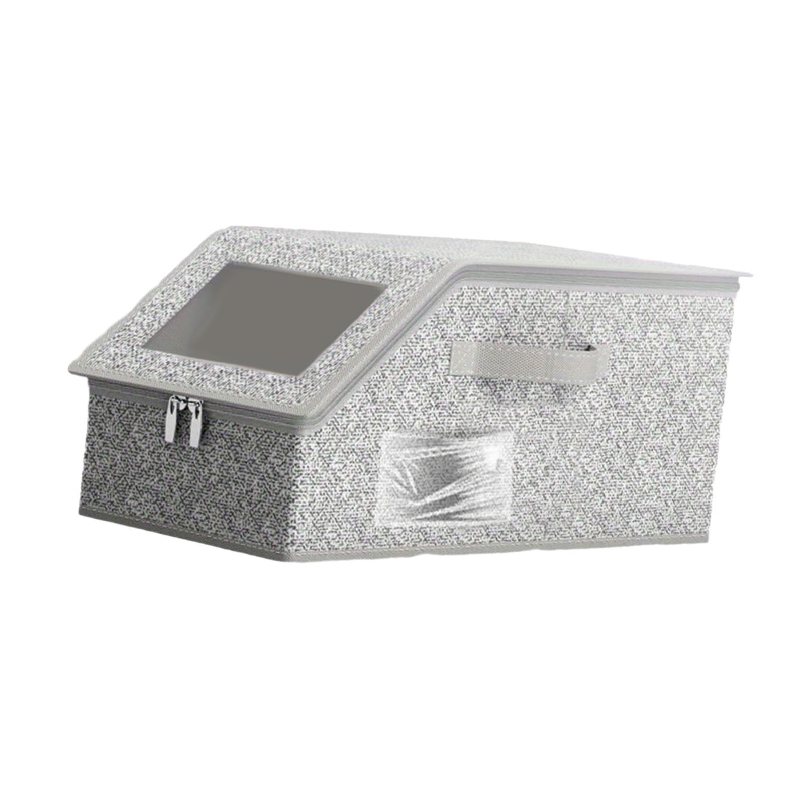 Bothyi - Organizador De Sombreros De Fácil Acceso, Versátil, Gris, Con Cierre De Cremallera, Caja De Almacenamiento Para Sombreros