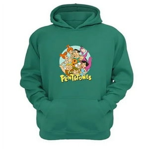 Genérico - Polerón Canguro Los Picapiedras Verde Aguamarina Talla Xl Unisex