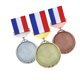 thumbnail image 5 of 3 Medallas De Metal En Blanco De Aleación De Zinc Con Cintas Para Competición Estilo C, 5 of 5