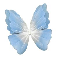 Magideal - Decoración De Mariposas Artificiales Gigantes, Accesorios De Fotografía, Manualidades Versátiles, Decoración De Pared Para Fiestas, Bodas Y Matrimonio Degradado Azul Claro