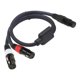 thumbnail image 3 of Cable De Audio XLR Hembra De 5 Pines A Doble XLR Hembra De 3 Pines, Cable Estéreo, 3 of 5