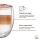 thumbnail image 3 of Set 4 Vasos Vidrio Doble Pared 300 ml Home Logics 1 un, 3 of 5