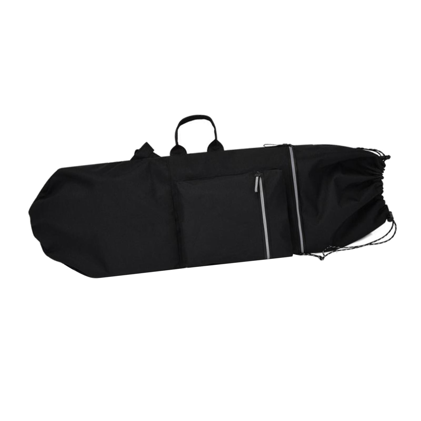 Magideal - Bolsa De Monopatín, Bolsa De Transporte Para Longboard, Mochila Plegable Gruesa Para Monopatín, Bolsa De Transporte Portátil Impermeable Para Monopatí Negro 84cmx32cm