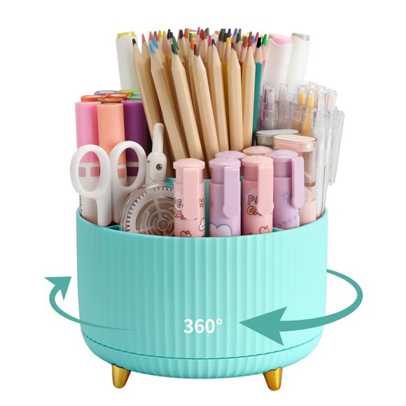 Caddy Camelmother - Soporte de escritorio giratorio de 5 compartimentos 360°