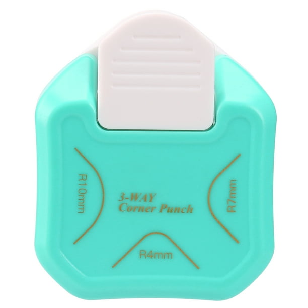 Add a Professional Touch to Your Crafts with 1pc 3 in 1 Rounded Corner Punch - Perfect for Paper Crafts, Cardstock, DIY Projects, Photocards, and Scrapbooking