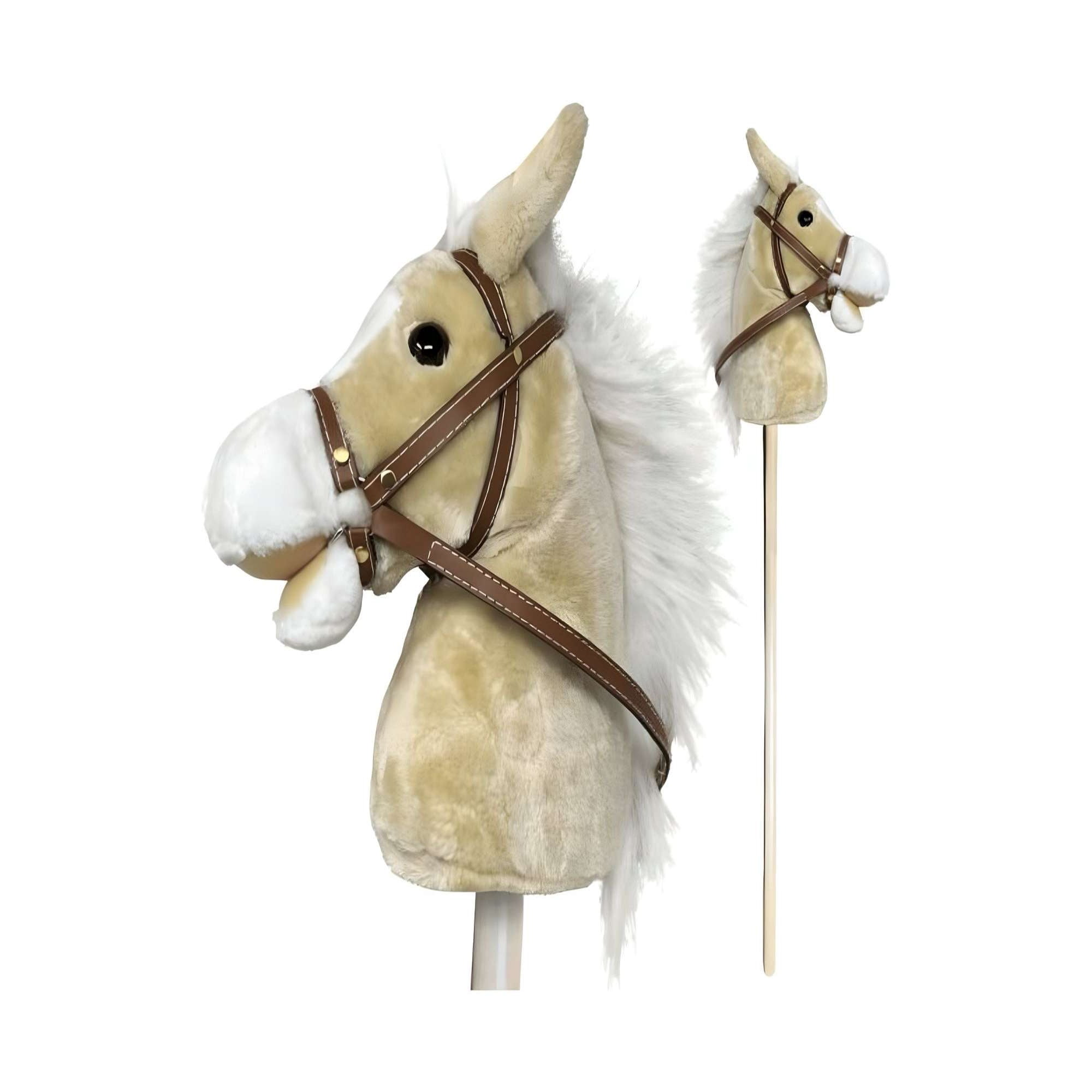 Doremi - Caballo Bastón De Madera Con Sonido Beige