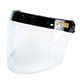 thumbnail image 5 of Escudo De Viento De Cara Abierta 3 Broches Visor De Casco Lente De Escudo De Viento Universal Transparente, 5 of 5