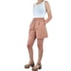 thumbnail image 3 of Short Mujer Premium Casual Formal Tela Algodon Lavado Tiro Alto 411, 3 of 5