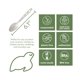 thumbnail image 2 of Cucharas desechables Earth's Natural Alternative 100% compostables, 2 of 6