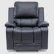 thumbnail image 3 of Berger Reclinable Eléctrico Vibromasaje + Control Negro Madrid 8094RPMBK, 3 of 8