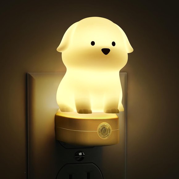 Luz Nocturna LED Enchufable LOHAS 3D Cachorro 120V