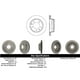 thumbnail image 2 of Disco Freno para auto Volkswagen Touareg 2002-2010 Trasero, 2 of 2