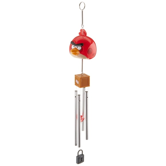 Carillón de viento Exhart Angry Birds 60909, idea de regalo de 2,27 kg