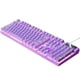 thumbnail image 5 of mecánico para juegos con cable Efectos de iluminación LED USB Cómodos controles multimedia Respuesta rápida 104 teclas para PC Computadora de Violeta, 5 of 5