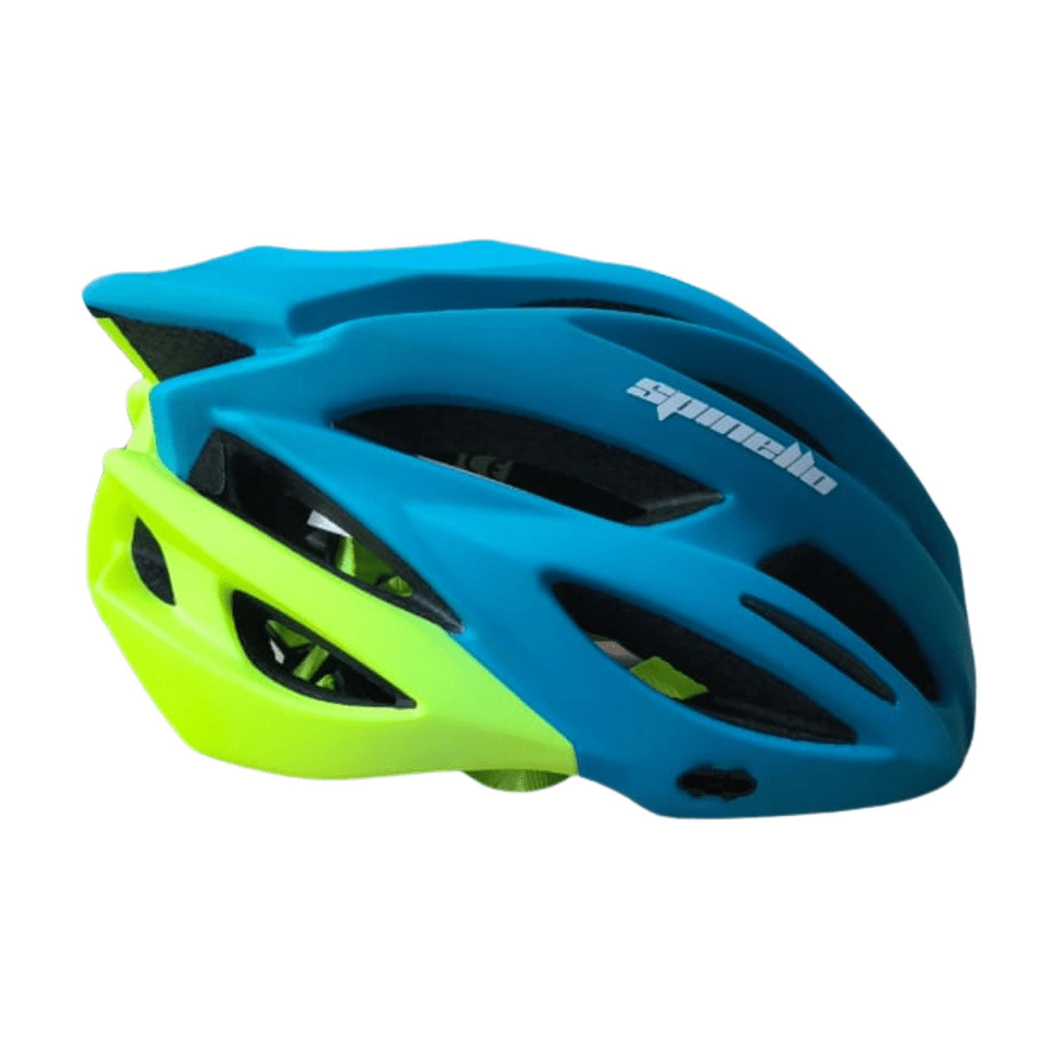 Genérica - Casco De Bicicleta Mtb Spinello Hb31 Talla L-xl Azul Amarill