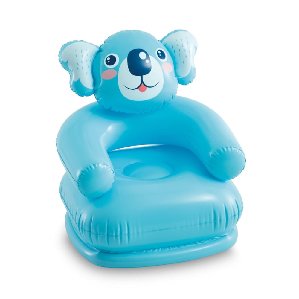 Sillón Inflable Happy Animal Para Niños Intex Azul