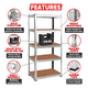 thumbnail image 4 of Estante Rack Metalico 180 X 90 X 40 Galvanizado, 4 of 9