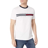 Camiseta Tommy Hilfiger De Manga Corta Con Logo Para Hombre - Blanco