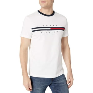 Camiseta Tommy Hilfiger De Manga Corta Con Cuello Redondo Y Logotipo Para Hombre