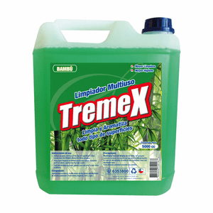 Limpiador De Piso Tremex Aroma Bambú 5 Litros – Brillo Y Frescura Para Todo Tipo De Pisos