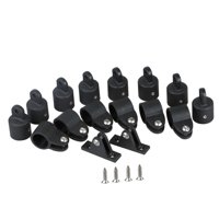 Ioensy - 16 Piezas De Herrajes Para Toldo Bimini Con Tornillos De Instalación Bisagras De Cubierta Externas De 7/8""