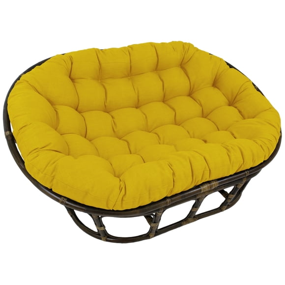 Agujas acolchadas con mechones lisos para exteriores, doble papasan