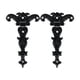 thumbnail image 4 of Bisagras De Puerta De Estilo Vintage De 2 Piezas Para Oficina En Casa Hotel Negro, 4 of 6