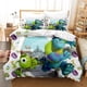 thumbnail image 1 of Monsters Inc. cartoon bedding set queen comforter set soft home textile polyester 3D digital printing bedding king size Bed Sheets, 1 of 5