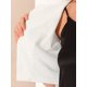 thumbnail image 5 of INSPIRE CHIC Chaqueta de Mujer de Manga 3/4 sin Cuello con Pliegues y Frente Abierto XS Blanco, 5 of 6