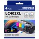 thumbnail image 1 of Cartuchos de Tinta SHUOLEI LC402XL Paquete de 4 Alta Capacidad, 1 of 6
